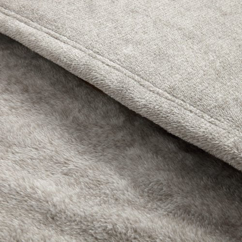 DEMDACO Mom and Me Cuddle Greywash 60 x 70 Fleece Fabric Foot Pocket Throw Blanket
