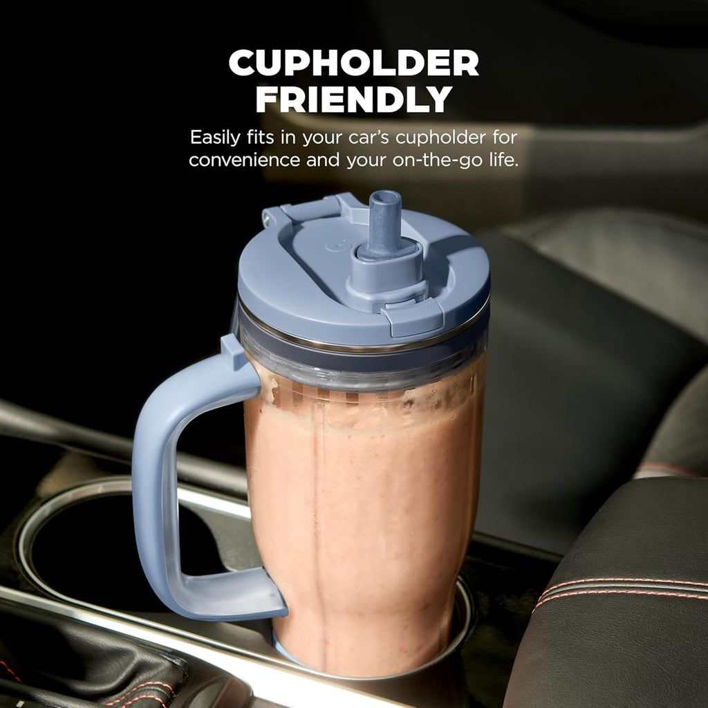Ninja Blendboss™ Personal Blender - Smoothies & Frozen Drinks | 26oz Travel Tumbler with Leak-Proof Lid & Chug Spout