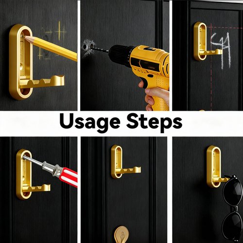 XZWEAHG 2PCS Folding Coat Hooks,Gold Wall Hooks for Hanging – 2 Folding Coat Hooks, Flip Down Heavy Duty Hooks Robe Hook Wall Mounted for Clothes, Towels, Hats & More