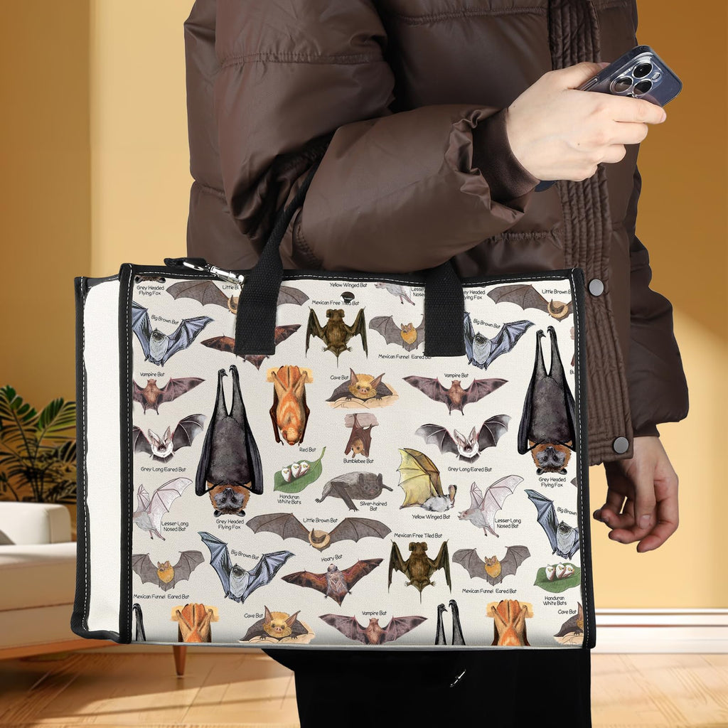 G2TUP Bat Tote Bag - Bat Lover Gifts - Medium - Bat TG
