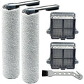 Replacement Parts Kit for TINECO iFLOOR 5 Breeze Complete Vacuum Cleaner- 2 Brush Rollers, 2 Vacuum HEPA Filters, 1 Cleaning Tool