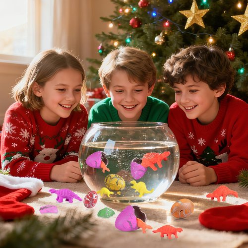 Kids Dinosaur Advent Calendar 2025, 24 Days Christmas Countdown Advent Calendar Novelty Dino Toys, Ideal Xmas Surprise Gifts for Boys Girls Teens Age 3 4 5 6
