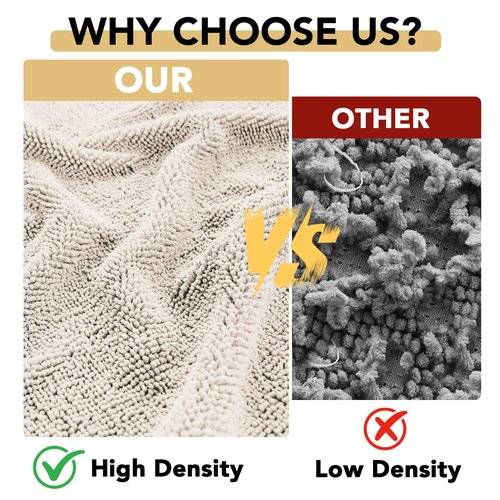 H.VERSAILTEX Non Slip Pet Couch Cover Chenille Dog Bed Protector Thick Soft Sofa Slipcover Pet Friendly Washable Couch Cushion Covers for Pets (30" x 70", Oatmeal)