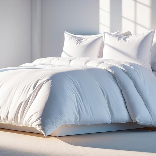 Classic White Queen Duvet Cover Set by [Brand Name] - Microfiber with Zipper, Includes 2 Pillow Shams | Luxury Comforter Cover