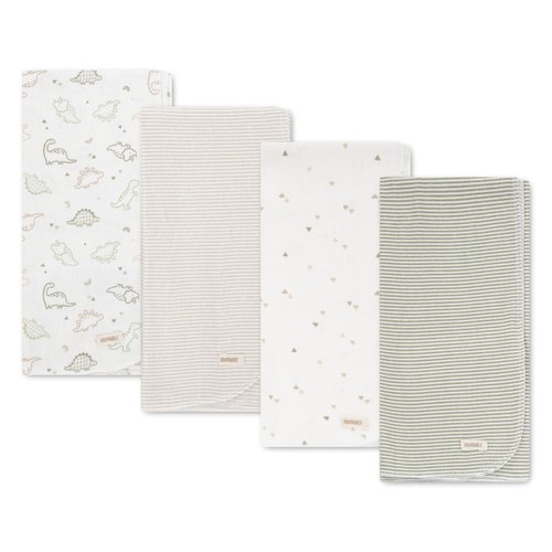 HUGGIES 4-Pack Flannel Receiving Blankets