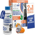 Nespresso Descaling Kit & Cleaning Pods - 2 Use Descaling Solution & 4 Cleaner Pods for Better Tasting Coffee