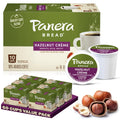 Panera Bread Hazelnut Crème Light Roast Coffee - Smooth Buttery Flavor, 100% Arabica, 60 Single Serve Pods (6 Packs of 10)