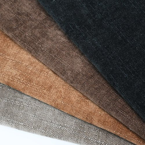 Lunofox Farmhouse Decor Throw Pillow Covers 18x18 Inch Set of 4, Solid Textured Cushion Covers for Couch, Sofa, Bed – Fall Pillow Covers in Taupe Grey, Light Brown, Brown, Black