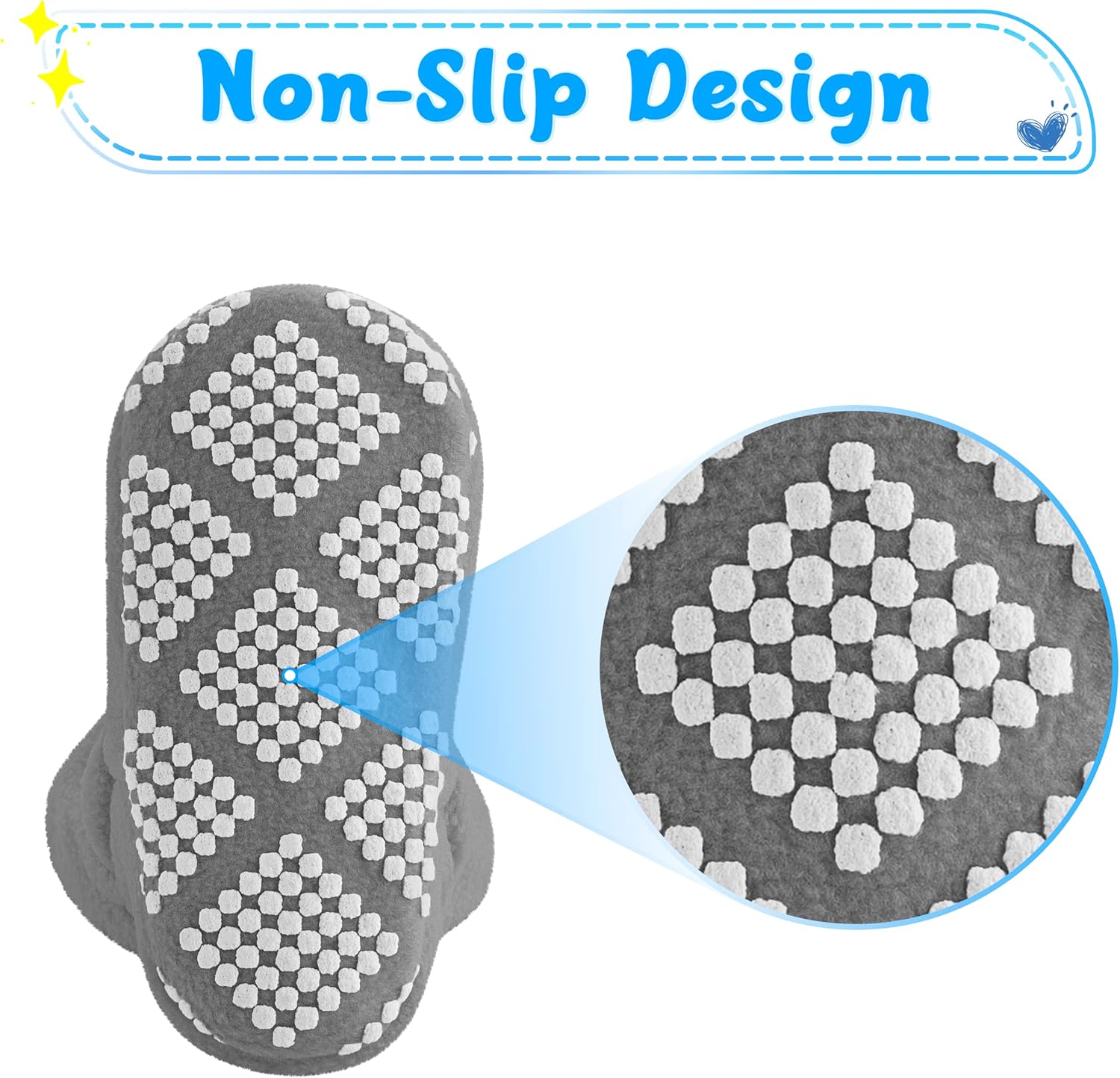 Pro Goleem Fleece Baby Booties - Cozy Non-Slip Slippers for Newborns | Easy to Put On, Unisex Gift