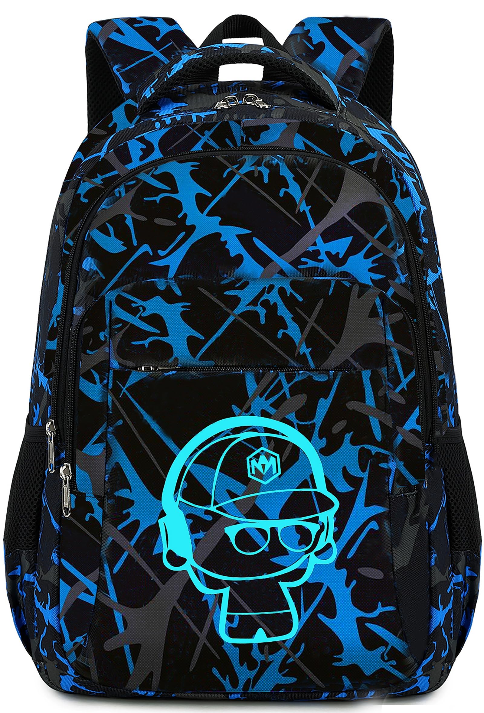 LEDAOU School Backpack for Boys Girls Kids Bookbag Elementary Primary Middle School Bag Travel Back Pack for Ages 6-14