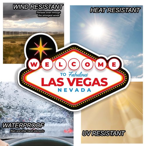 Las Vegas Magnet - 3" x 2" - Welcome to Fabulous Nevada Sign Souvenir Gifts Magnets Fridge Car Truck