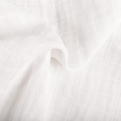 Babyletto Muslin Baby Bassinet Sheets for Girls & Boys - GOTS Certified Breathable Organic Cotton Bassinet Cover - Baby Boy Bassinet Sheets Rectangle - 360° Fitted Bedside Bassinet Sheets, White