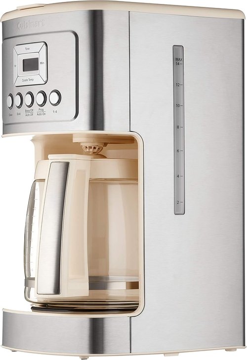 Cuisinart DCC-3200CRM Coffee Maker - 14-Cup Fully Automatic with Brew Strength Control & Stainless Steel Finish