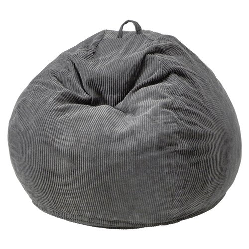 Hobestluk 3.5FT Bean Bag Chair Large Bean Bag with Filler Included Bean Bag Chairs for Adults Teardrop Bean Bag Chair with Removable Cover for Bedroom Living Room - (Large, Grey)