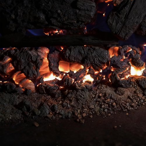 Rock Wool Gas Fireplace Embers, 6 oz, Glowing Ember Enhancement for Gas Logs and Fireplaces