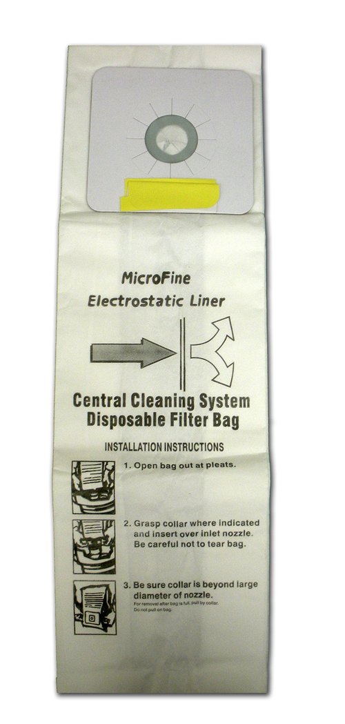 EnviroCare Replacement Micro Filtration Vacuum Cleaner Dust Bags for Nutone Central Vacuums 3 Pack