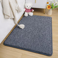 Amearea Modern Soft Area Rug - Chic Washable 2x3 Small Throw Rug for Bedroom & Hallway | Non-Slip Fluffy Carpet in Blue and White
