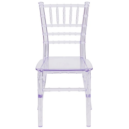 Flash Furniture Child’s Transparent Crystal Resin Party and Event Chiavari Chair for Commercial & Residential Use