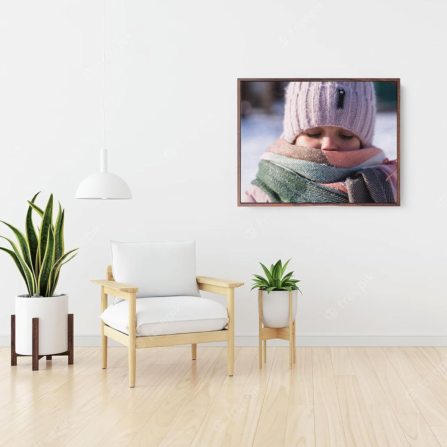 P&L ART. Personalized Custom Canvas Prints: Photo On Canvas Transform Your Photos into Stunning Framed Wall Art Digitally Printed Photo To Canvas Ideal for Home Decor Gifts Keepsakes Walnut 12X16