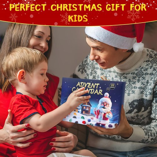 JULEASEL Gemstone Advent Calendar 2025, Rock Collection Advent Calendar for Kids with 24 Natural Gemstones to Open Each Day, Christmas Countdown Calendar for Boys Girls Teens and Adults