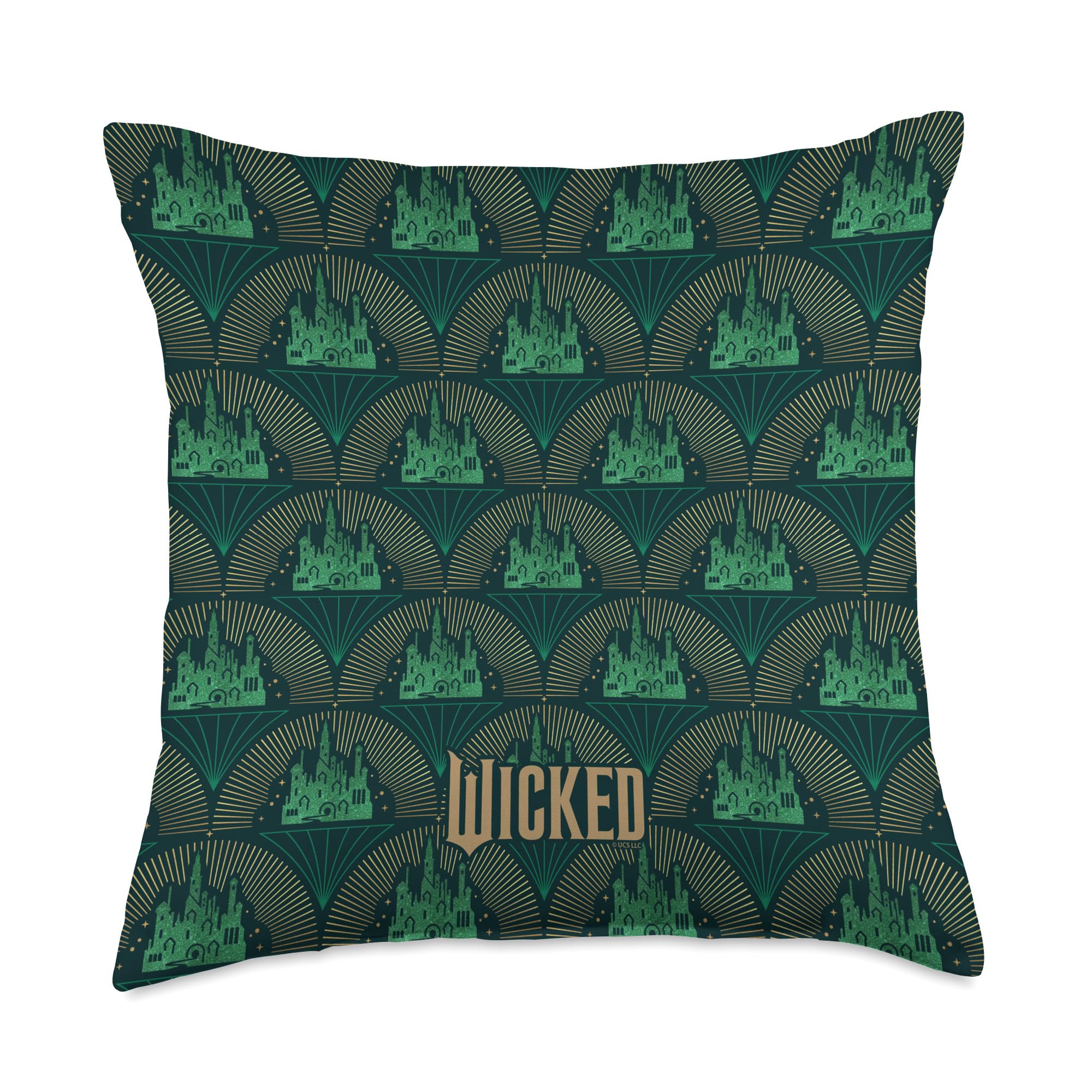 Wicked Emerald City All Over Print Throw Pillow