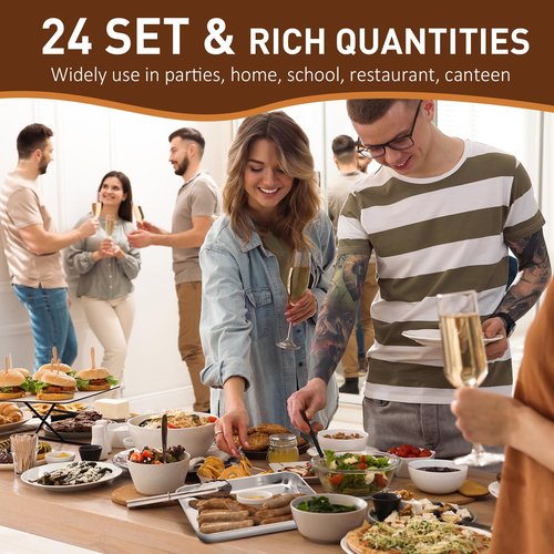 meekoo 24 Pcs Baking Sheet Pan Cookie Sheet Set for Oven Stainless Steel Trays Nonstick Small Serving Tray Cake Toaster Metal Food Trays, Oven and Dishwasher Safe (9 x 6.7 x 1 Inch)