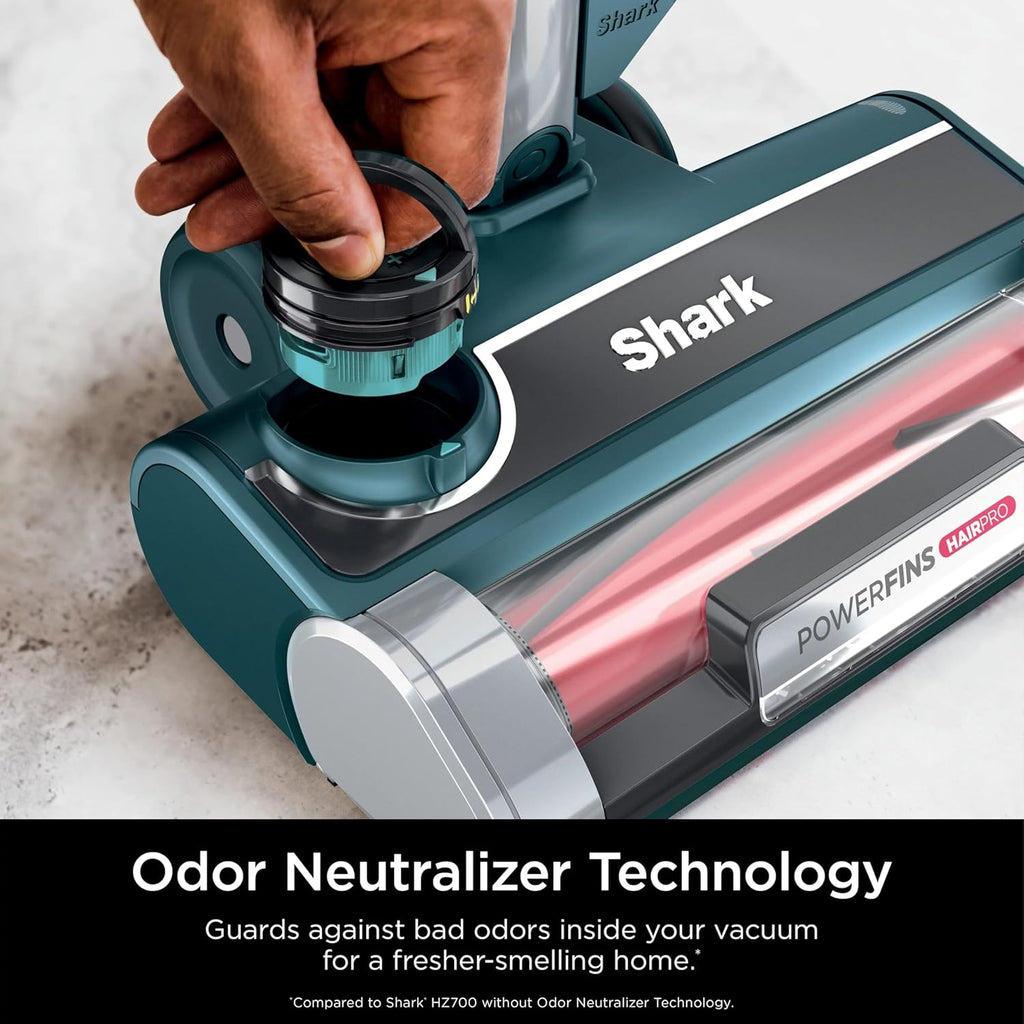 Shark HZ700 Ultralight PetPro Corded Stick Vacuum - PowerFins HairPro & Odor Neutralizer, Blue Iris
