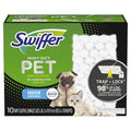 Swiffer Sweeper Pet Heavy Duty Dry Multi-Surface Cloth Refills for Floor Sweeping and Cleaning, Febreze Freshness, 10 Count