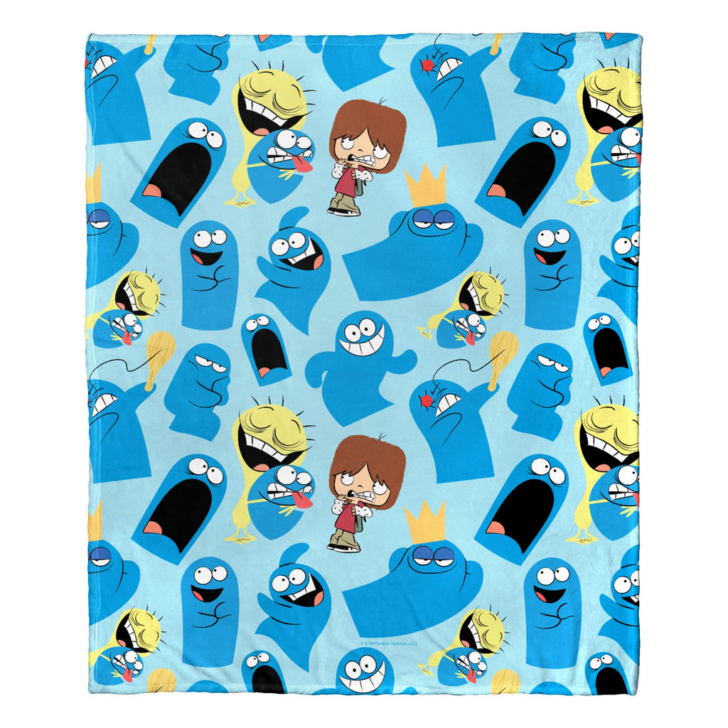 Northwest Cartoon Network - Foster's Home for Imaginary Friends Silk Touch Throw Blanket, 50" x 60", Best of Bloo
