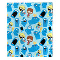Northwest Cartoon Network - Foster's Home for Imaginary Friends Silk Touch Throw Blanket, 50" x 60", Best of Bloo