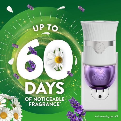 Air Wick Scented Oil Refill - Lavender & Chamomile | Eco-Friendly Air Freshener, 10ct