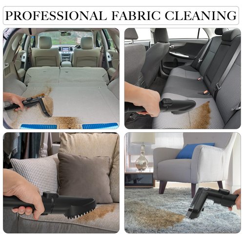 Couch & Upholstery Cleaner Machine, Portable Carpet Cleaner Machine with 17KPa Powerful Suction, Small Handheld Carpet Shampooer for Deep Cleaning Car Seat, Sofa, Furniture, Rug, Spot & Pet Mess