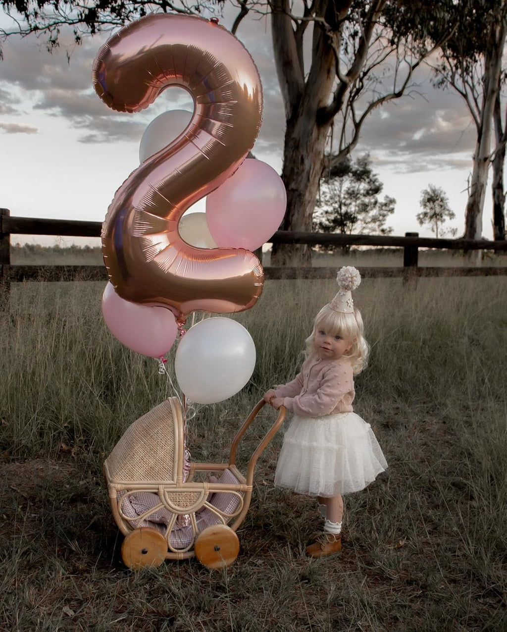 Rose Gold Number 12 Balloon - 40 Inch 12th Birthday Decoration for Girls & Boys