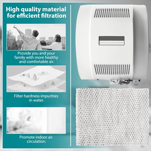 HASMX 1-Pack HC26E1004 Humidifier Filter Replacement Pad for Honeywell HE200A, HE260A, HE260B, HE265A, HE265B, ME360, HE360A, HE360B, HE365A Humidifier Wicking Filter - Dimensions: 10" x 13" x 1-5/8"