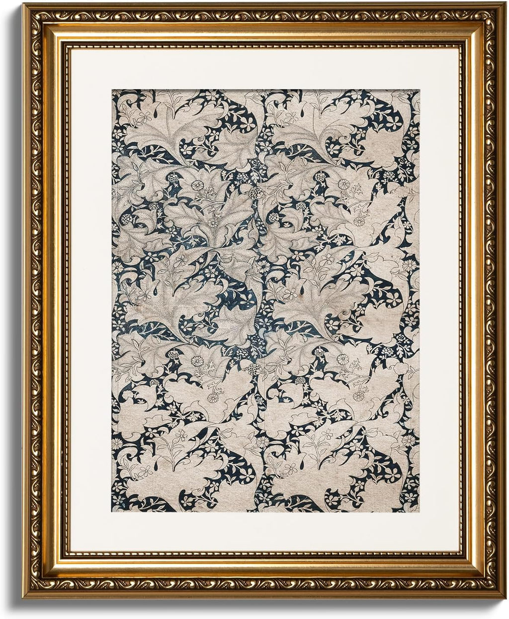 VIYYIEA Gold Framed Canvas Print - Floral Scenic Oil Painting Art for Home Decor | 13x16in