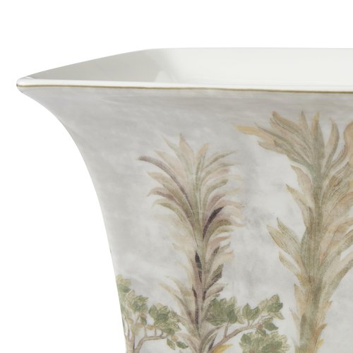 Spode Kit Kemp Tall Trees 8" Vase | Enchanted Forest Design | Porcelain | Dishwasher Safe | Elevate Your Home Decor | Displaying Fresh and Artificial Flowers | Ideal Gift for Nature-Inspired Spaces