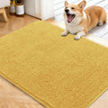OLANLY Dog Door Mat - Absorbent Non-Slip Washable Mud Mat for Indoor Use | 40x32 Yellow