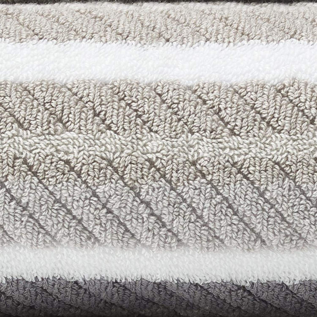 Tommy Bahama - Bathroom Towel Set, 100% Highly Absorbent Yarn-Dyed Cotton Towels, Low-Linting & Fade-Resistant (Ocean Bay Grey, 3 Piece)