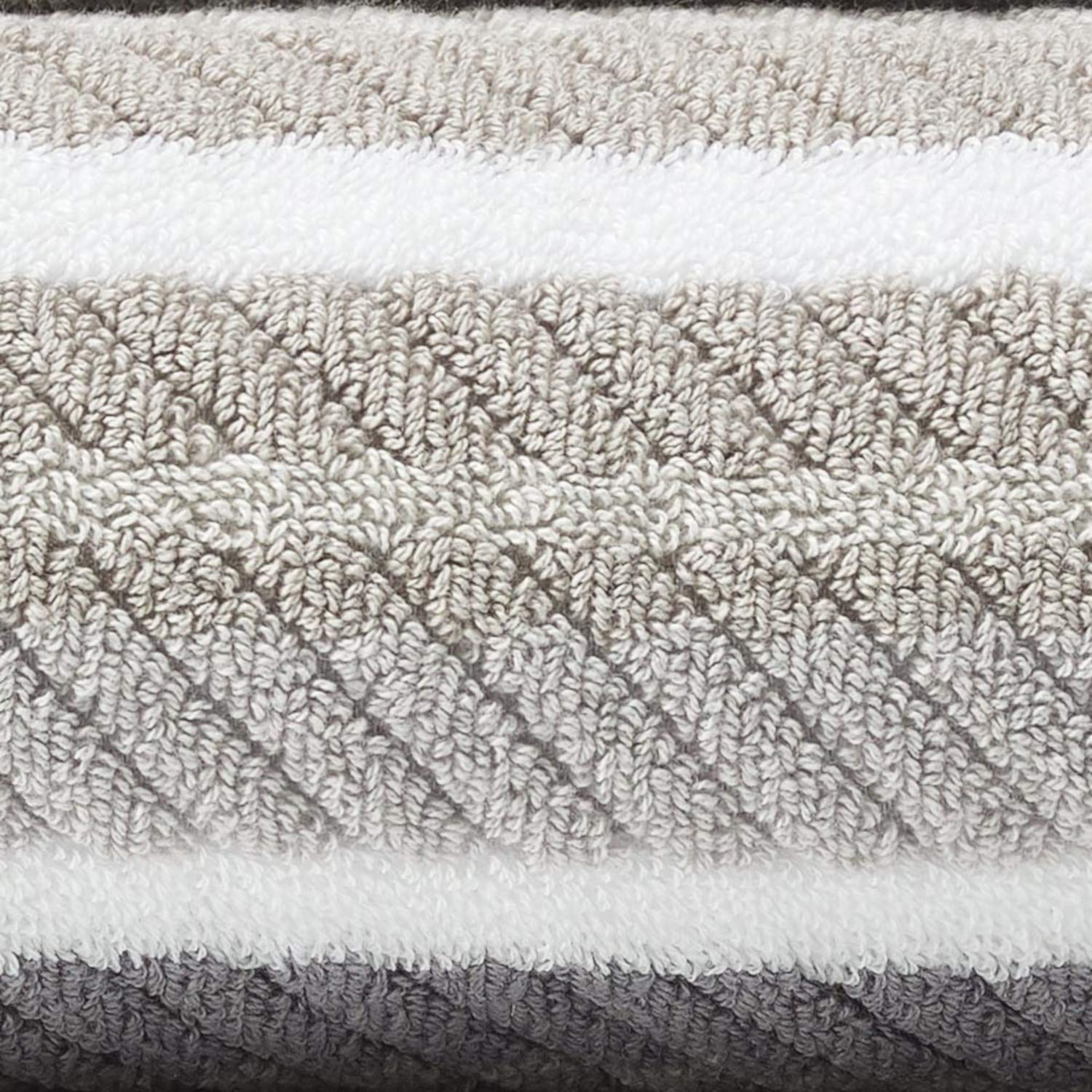 Tommy Bahama - Bathroom Towel Set, 100% Highly Absorbent Yarn-Dyed Cotton Towels, Low-Linting & Fade-Resistant (Ocean Bay Grey, 3 Piece)