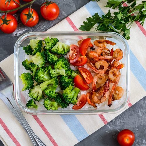MCIRCO Extra Large Glass Food Storage Containers Set - 80 oz & 36 oz Airtight, Microwave & Oven Safe