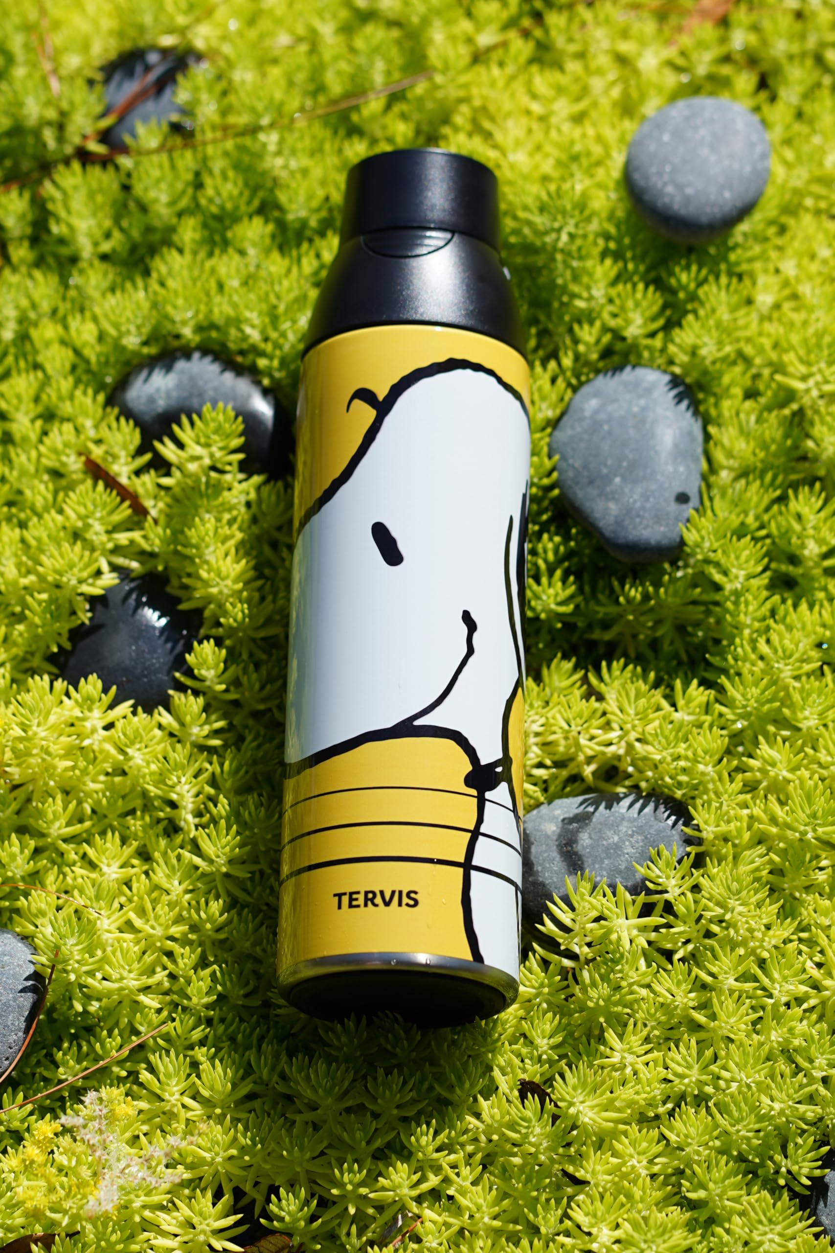 Tervis Venture Water Bottle Peanuts - Snoopy Maxiumus Triple Insulated Tumbler Travel Cup Keeps Drinks Cold & Hot, 26oz, Stainless Steel
