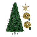 KTKDE 6ft Premium Artificial Holiday Christmas Tree w/ 1005 Branch Tips1pcs Tree top Star 200 Led Battery Operated String Lights,for Home Festival Celebration Perfect Choice for Xmas Decoration