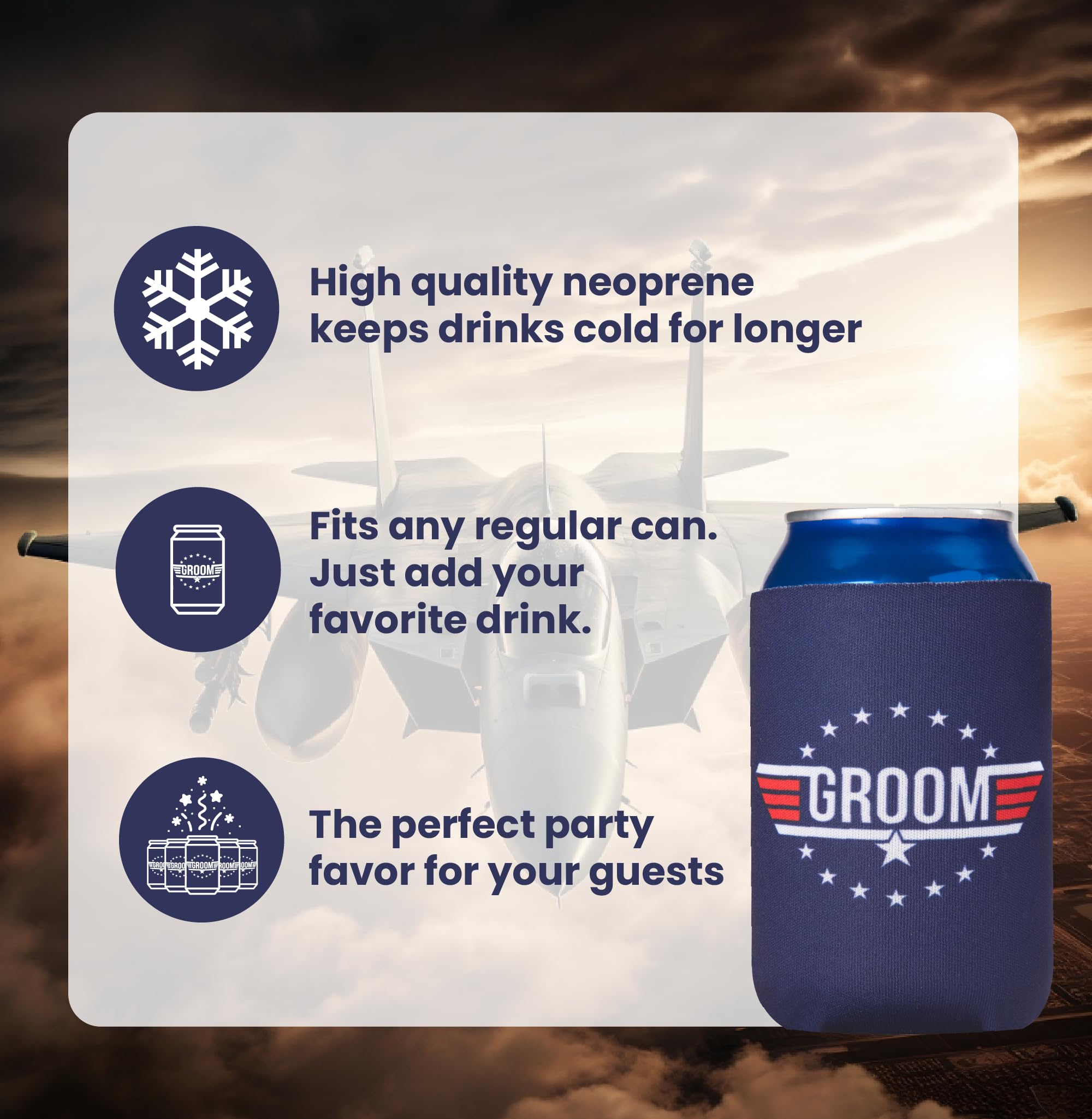 Bachelor Party Favors Can Coolers (12 pack) Groomsman Gift for Wedding I Team Groom Gifts | Wedding Party Favors