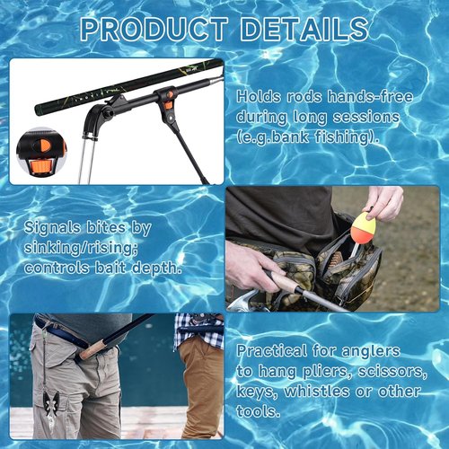 Fishing Advent Calendar - 24 Days of Christmas Surprises with Fishing Tool Kit & Tackle Lures for Men & Teens