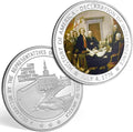US Military Challenge Coin - 1776 Declaration of Independence Commemorative Edition