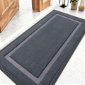 OLANLY Waterproof Front Door Mat - All-Season, Fade Resistant, Easy Clean | 47x23, Light Grey