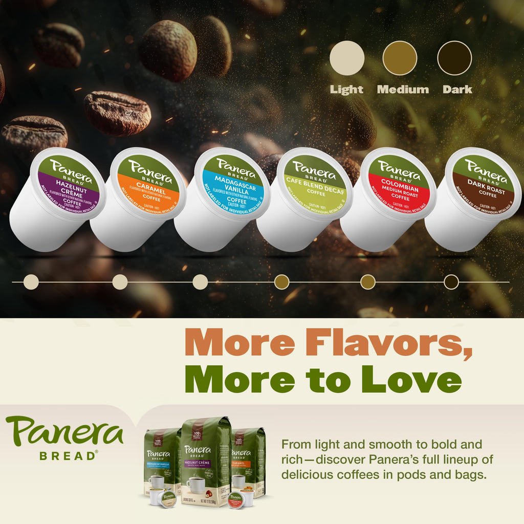 Panera Light Roast Ground Coffee, 100% Arabica, Sustainably Sourced – Smooth, Bright & Balanced Flavor – Clean Label, No Artificial Ingredients – Kosher, Gluten-Free 12oz Bag Pack of 6 (72oz Total)