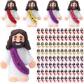 Bememo 100 Pcs Jesus Figures - Original Design Rubber Pocket Toys for Sunday School & Gifts | Bright Colors