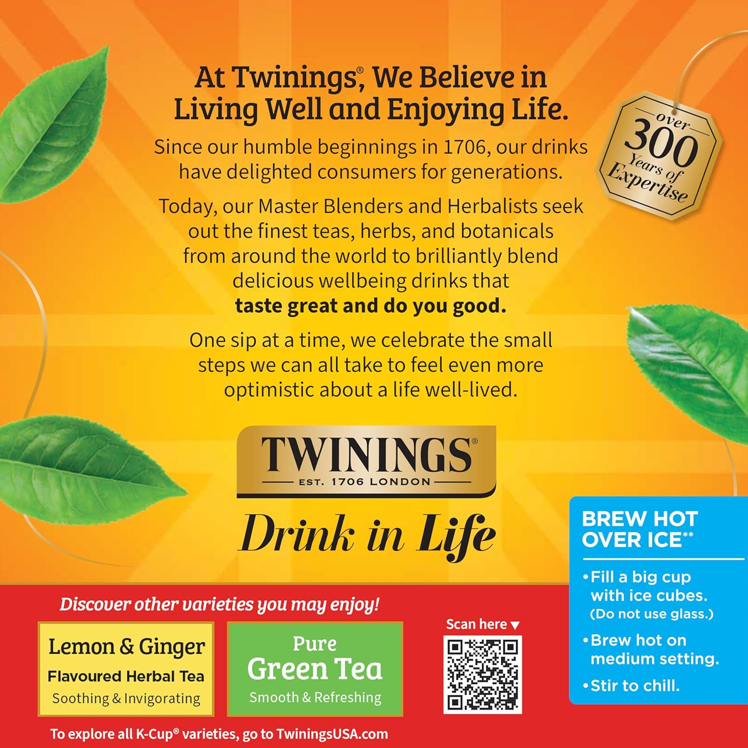 Twinings Decaffeinated English Breakfast Black Tea K-Cup Pods - Smooth & Flavorful, 24 Count