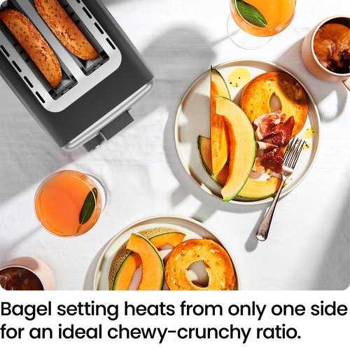 Chefman 2 Slice Toaster, 7 Shade Settings, Removable Crumb Tray, Thick Bread and Bagel Toaster with Defrost and Cancel Buttons – Black